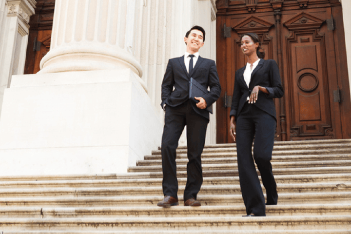 legal business government employees walking